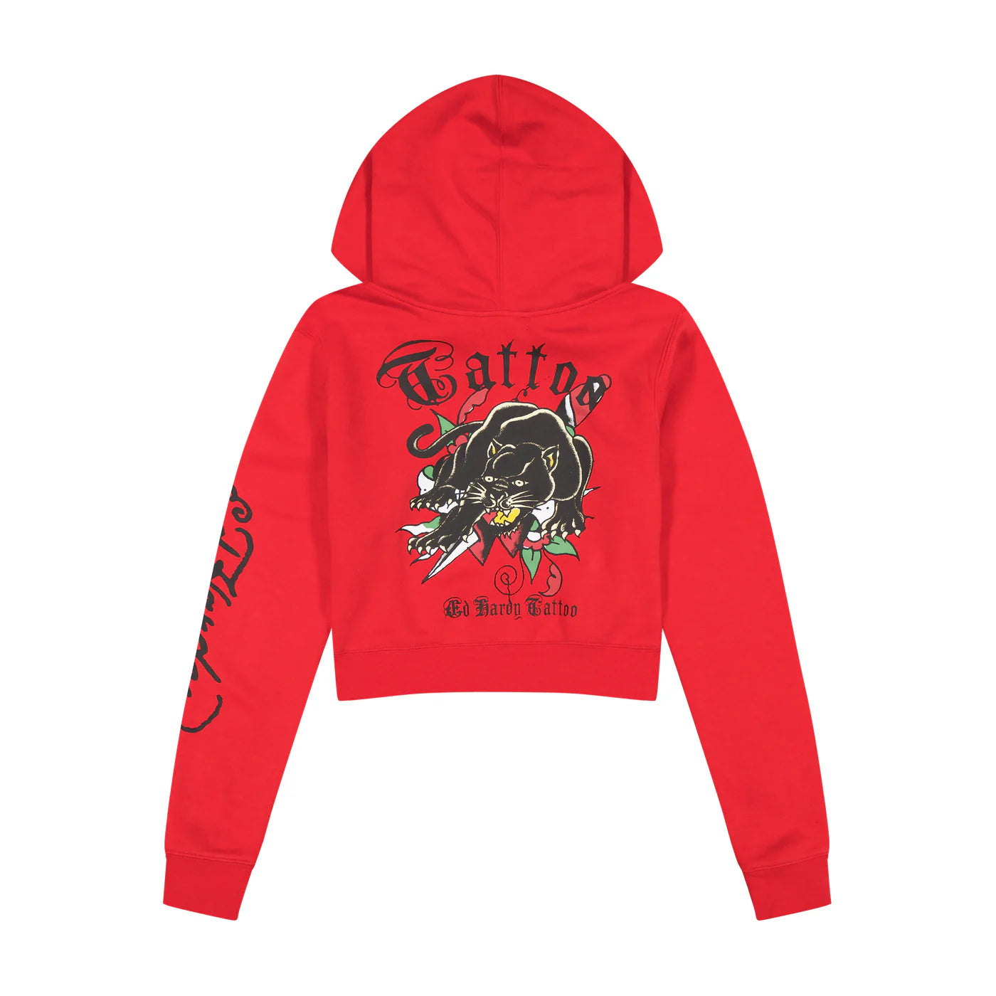 Panther Zip Hoodie Hoodie with Elastic Cuffs Stretchable Comfortable