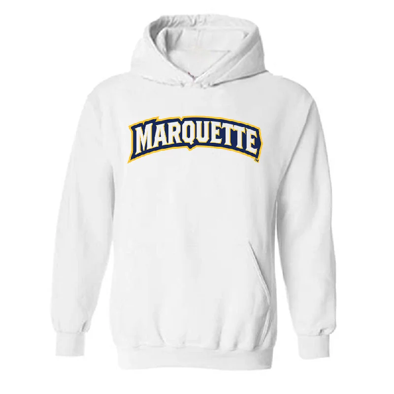 Marquette - NCAA Women's Track & Field : Libby McCarthy - Generic Shersey Hooded Sweatshirt Hoodie with Longline Fit Extended Stylish Marquette - NCAA Women's Track & Field : Libby McCarthy - Generic Shersey Hooded Sweatshirt Hoodie with Longline Fit Extended Stylish