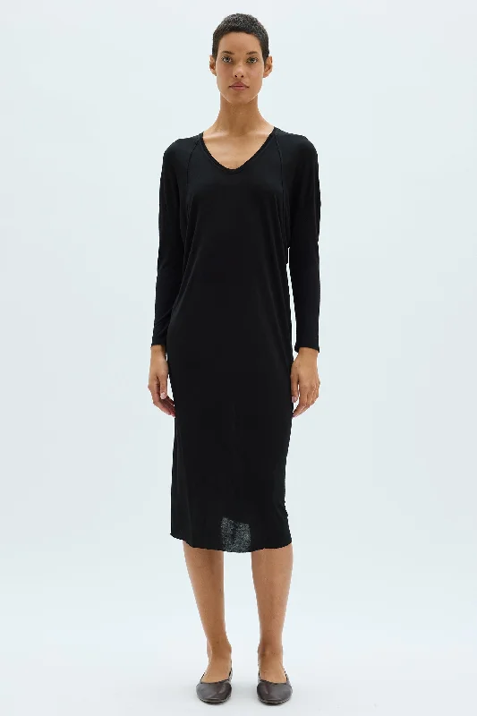 Black Rosedale Dress Tunics Sophisticated sleek