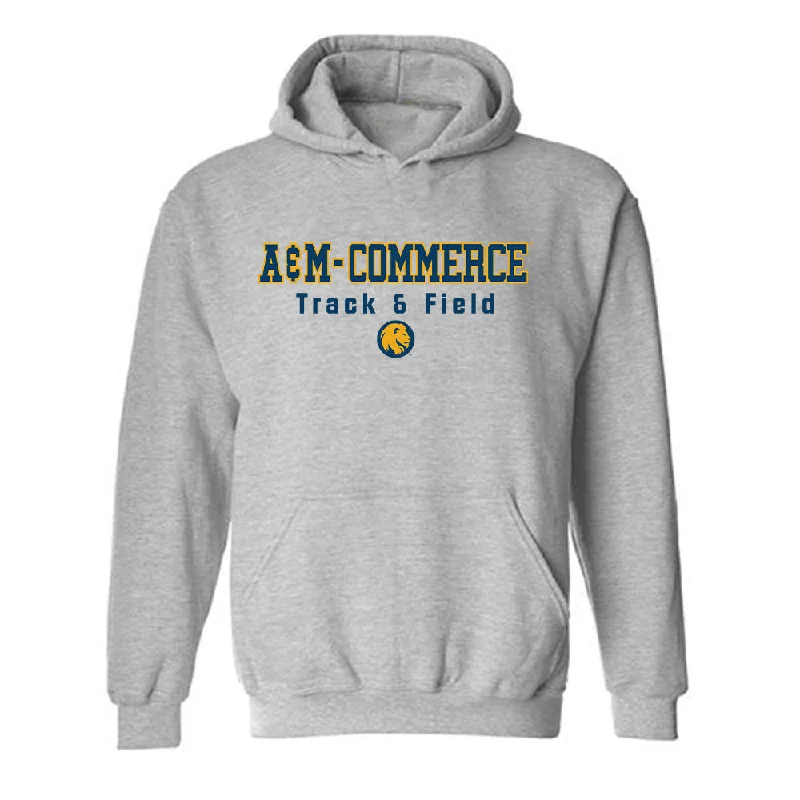 ETAMU - NCAA Women's Track & Field : Kiara Brown - Classic Shersey Hooded Sweatshirt Hoodie with Set-In Sleeves Structured Classic ETAMU - NCAA Women's Track & Field : Kiara Brown - Classic Shersey Hooded Sweatshirt Hoodie with Set-In Sleeves Structured Classic