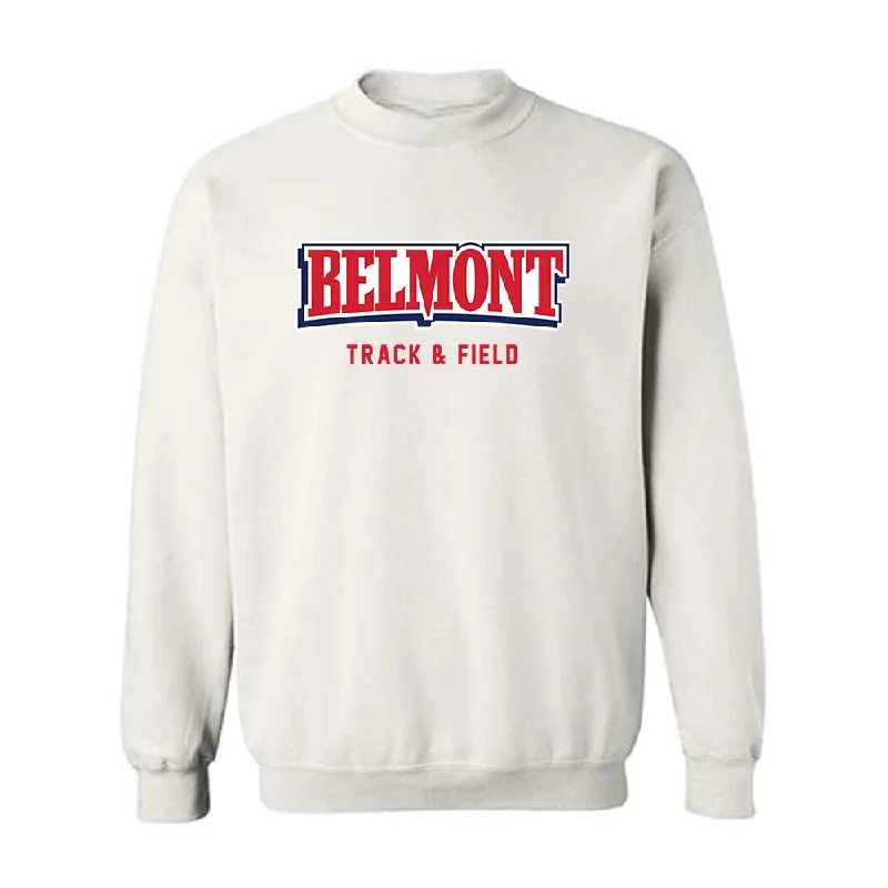 Belmont - NCAA Women's Track & Field : Anna Barr - Classic Shersey Crewneck Sweatshirt Hoodie with Distressed Vintage Worn Belmont - NCAA Women's Track & Field : Anna Barr - Classic Shersey Crewneck Sweatshirt Hoodie with Distressed Vintage Worn