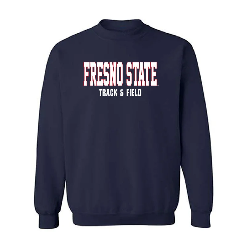 Fresno State - NCAA Women's Track & Field : Cierra Jackson - Generic Shersey Crewneck Sweatshirt Hoodie with Embroidery Detailed Premium Fresno State - NCAA Women's Track & Field : Cierra Jackson - Generic Shersey Crewneck Sweatshirt Hoodie with Embroidery Detailed Premium
