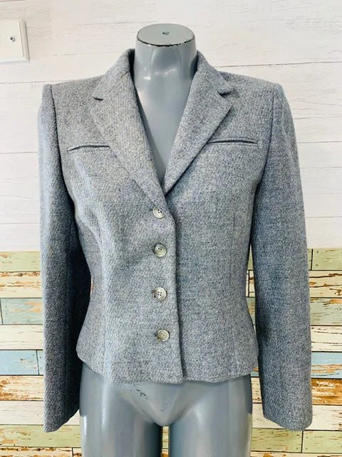 80s - Short Wool Jacket By Don Sayres for Gamut Welt Pockets Slit Pockets Flap Pockets 80s - Short Wool Jacket By Don Sayres for Gamut Welt Pockets Slit Pockets Flap Pockets