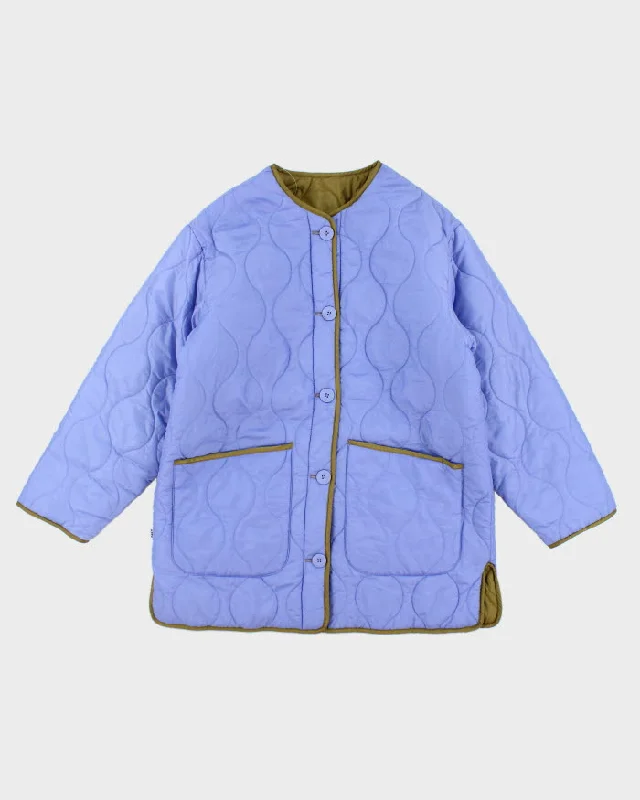 Obey Reversible Embroidered Jacket - M Front Pockets Side Pockets Patch Pockets