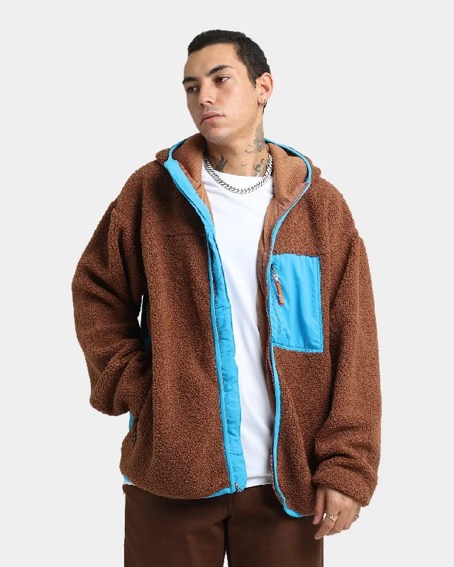 HUF Fort Point Sherpa Jacket Dust Brown V-Neck Jacket Boat Neck Jacket Square Neck Jacket HUF Fort Point Sherpa Jacket Dust Brown V-Neck Jacket Boat Neck Jacket Square Neck Jacket