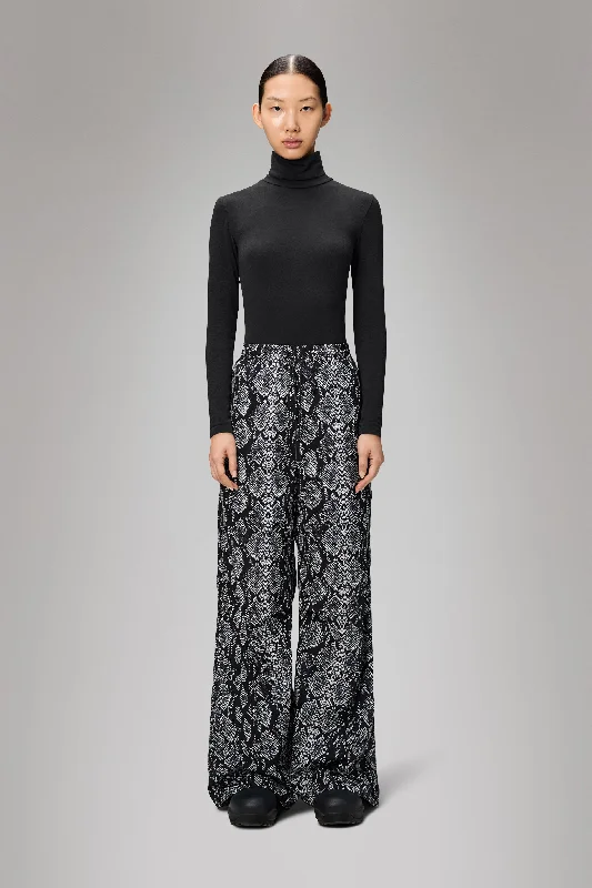 Snake Mito Pants Wide Classic Stretch Pants