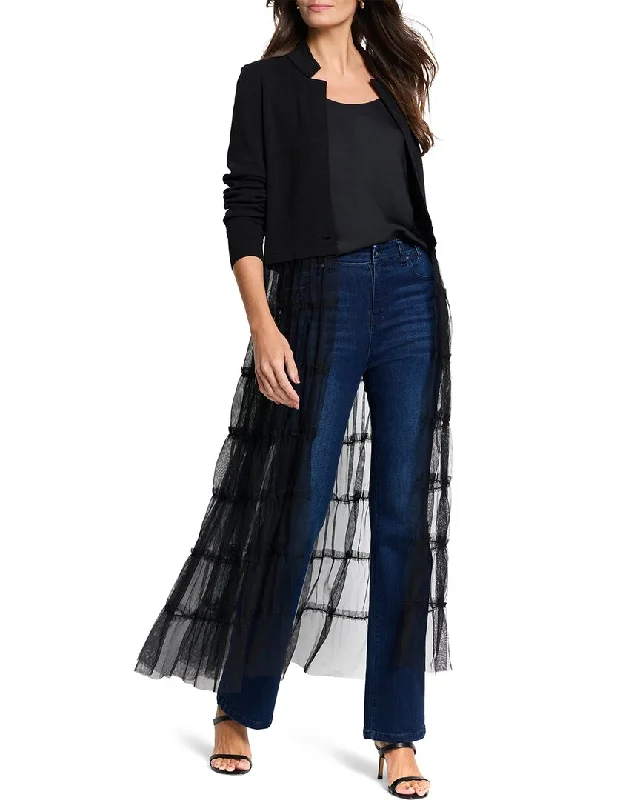 NIC+ZOE Knit Party Jacket Plaid Jacket Tartan Jacket Houndstooth Jacket