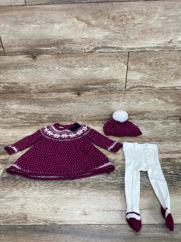 Max Studio 3pc Fair Isle Knit Sweater Dress Set Purple sz 3-6m Jersey Fabric Tulle Fabric Batik Fabric Max Studio 3pc Fair Isle Knit Sweater Dress Set Purple sz 3-6m Jersey Fabric Tulle Fabric Batik Fabric