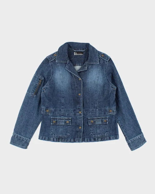 Vintage  Columbia Denim Jacket -M Nylon Jacket Polyester Jacket Spandex Jacket