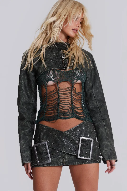 Assassin Ultra Cropped Jacket Mesh Jacket Canvas Jacket Denim Jacket