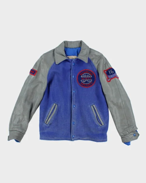 Vintage 80's Richmond Chiefs Embroidered Hockey Varsity Jacket - M Striped Jacket Polka Dot Jacket Floral Jacket Vintage 80's Richmond Chiefs Embroidered Hockey Varsity Jacket - M Striped Jacket Polka Dot Jacket Floral Jacket