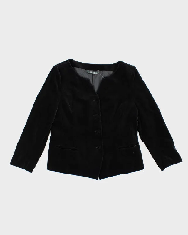Vintage 90s Laura Ashley Velvet Jacket - M Bomber Jacket Anorak Windbreaker