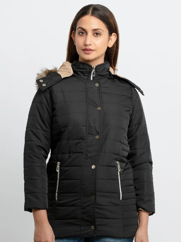 Womens Quilted Hooded Jacket Wool Jacket Cashmere Jacket Tweed Jacket
