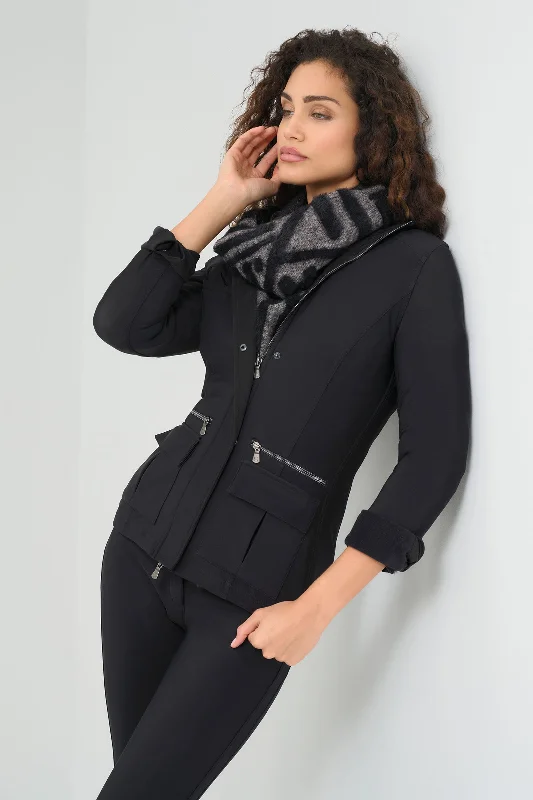 Kenya Cozy Fleece-Lined Jacket Wool Fabric Cashmere Fabric Tweed Fabric