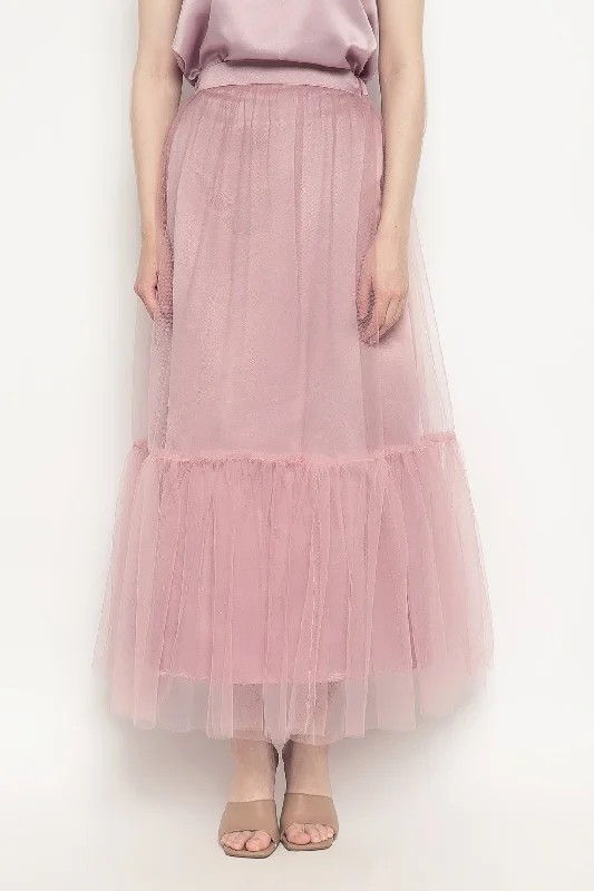 Mariele Skirt in Dusty Rose denim skirt durable