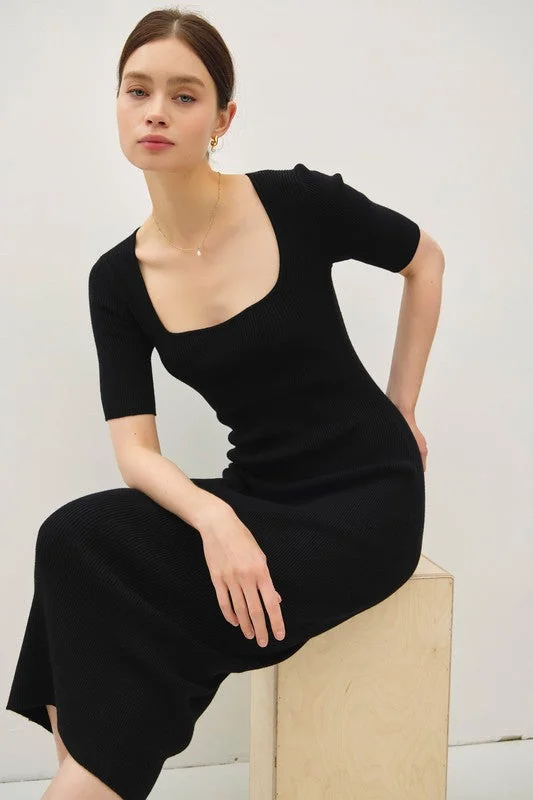Body Con Sweater Dress Sequined Glittery Shiny