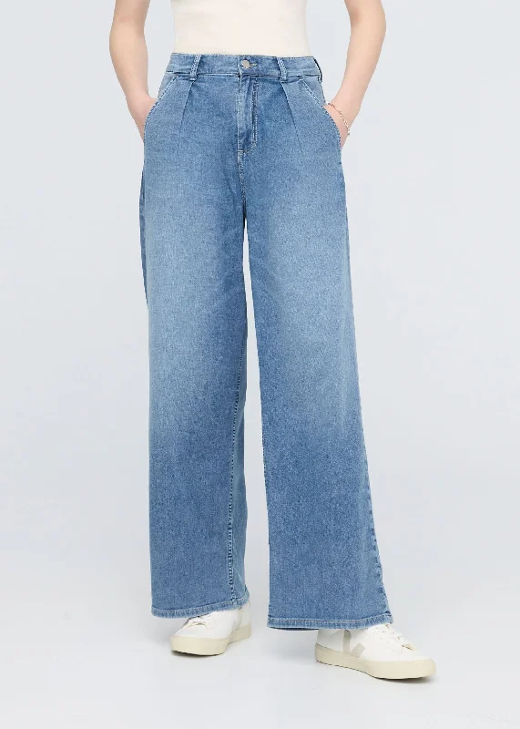 Performance Denim Lite Pleated Pant Stylish Harem Pants
