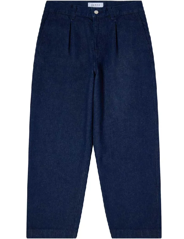 Edwin W' Nora Pant Blue Rinsed High-Waist Yoga Pants