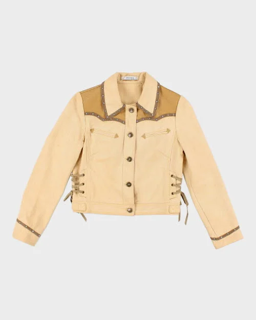 Y2k 00s Jessica Denim Western Jacket - S Print Jacket Jacquard Jacket Embroidered Jacket Y2k 00s Jessica Denim Western Jacket - S Print Jacket Jacquard Jacket Embroidered Jacket
