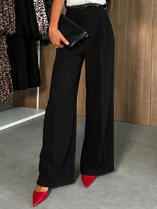 Hazel Blues® |  High Waist Wide Leg Pants Comfortable Maternity Pants