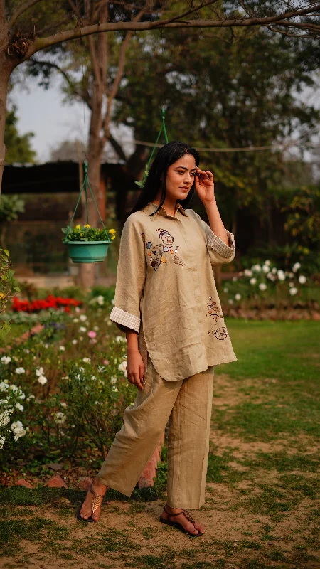 Light Sage Pants Comfortable Cargo Pants