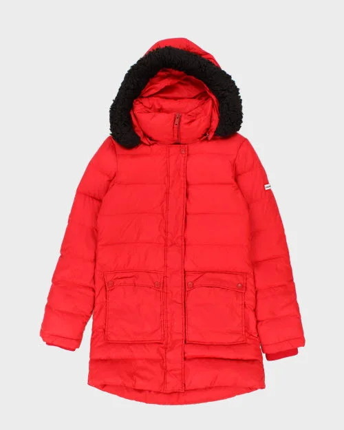 Vintage Women's Hunter Hooded Puffer Jacket - XS Herringbone Jacket Checkered Jacket Solid Jacket Vintage Women's Hunter Hooded Puffer Jacket - XS Herringbone Jacket Checkered Jacket Solid Jacket
