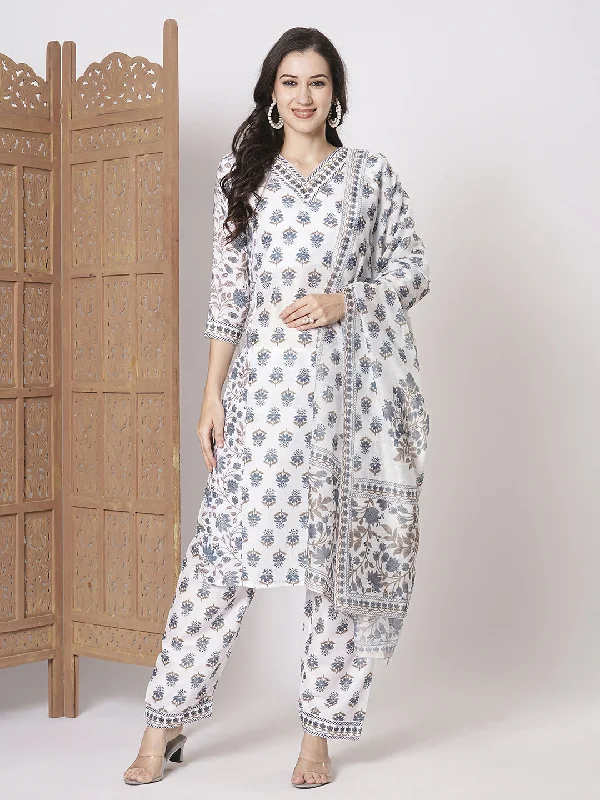 Grey Designer Readymade Pant Suit With Embroidery Printed Work Stylish Slim Trousers