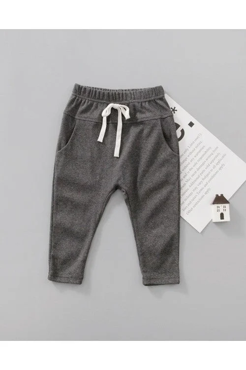 Unisex Jogger Pant Warm Wool Trousers