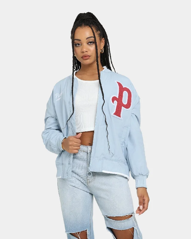 PUMA Women's Team Letterman Jacket Blue Collared Jacket Crew Neck Jacket Turtle Neck Jacket PUMA Women's Team Letterman Jacket Blue Collared Jacket Crew Neck Jacket Turtle Neck Jacket