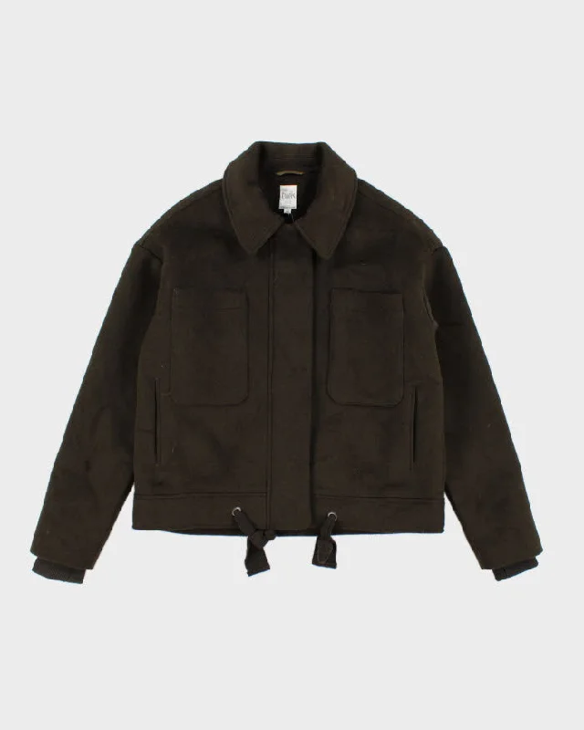 Twik Wool Blend Jacket - S Front Pockets Side Pockets Patch Pockets