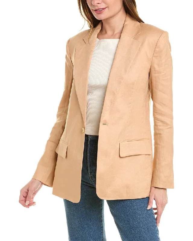 A.L.C. Arlo Linen Jacket Cotton Fabric Linen Fabric Terry Fabric