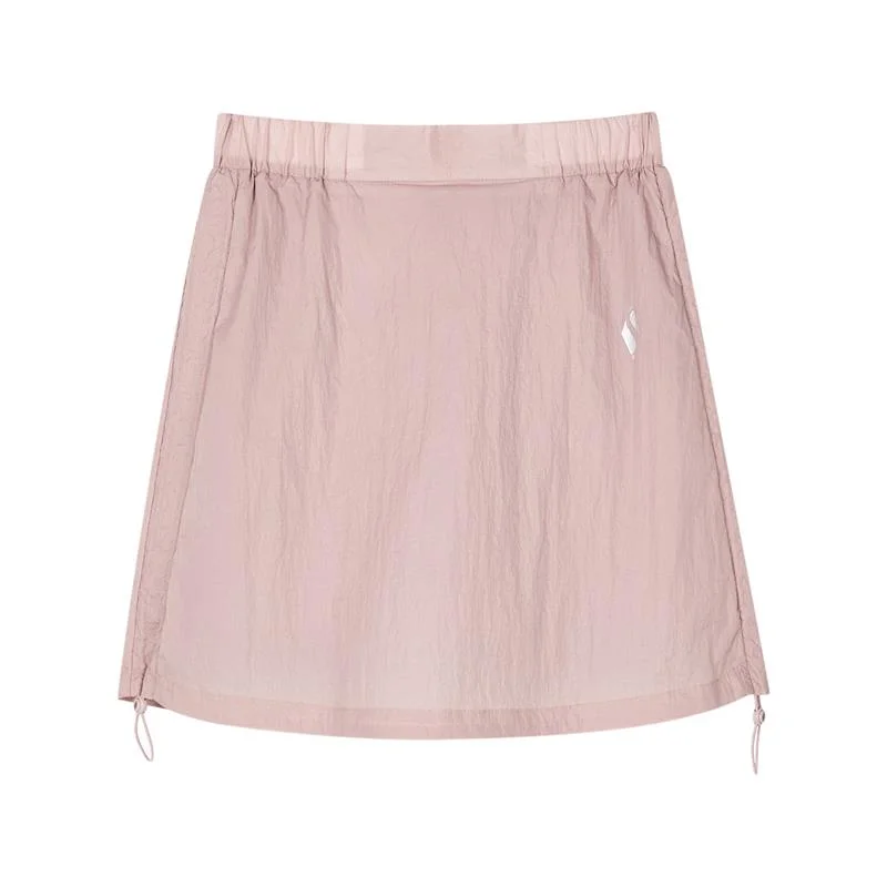 SKIRT - L224W148/03BH velvet skirt glossy
