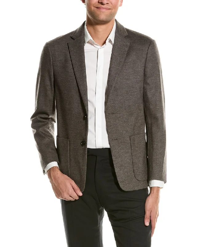 Theory Clinton Woodmer Wool-Blend Jacket Fitted Jacket Loose Jacket Oversized Jacket