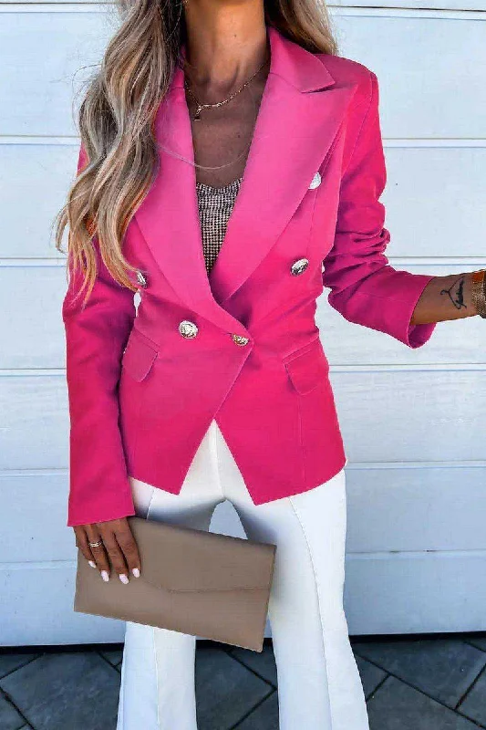 WOMEN BUTTON CLOSURE OFFICE BLAZER JACKET
100% POLYESTER
SIZE S(2)-M(2)-L(2)-XL(2)
MADE IN CHINA Front Pockets Side Pockets Patch Pockets WOMEN BUTTON CLOSURE OFFICE BLAZER JACKET
100% POLYESTER
SIZE S(2)-M(2)-L(2)-XL(2)
MADE IN CHINA Front Pockets Side Pockets Patch Pockets