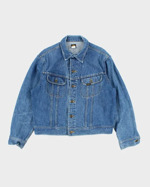 Vintage Lee Denim Jacket -M Welt Pockets Slit Pockets Flap Pockets