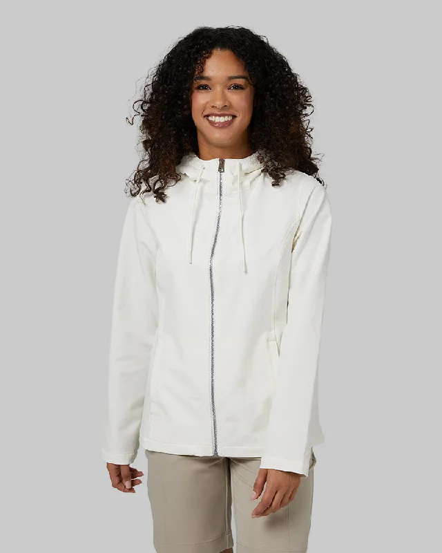 WOMEN'S HOODED WINDBREAKER JACKET Lace Jacket Ribbed Jacket Sequined Jacket