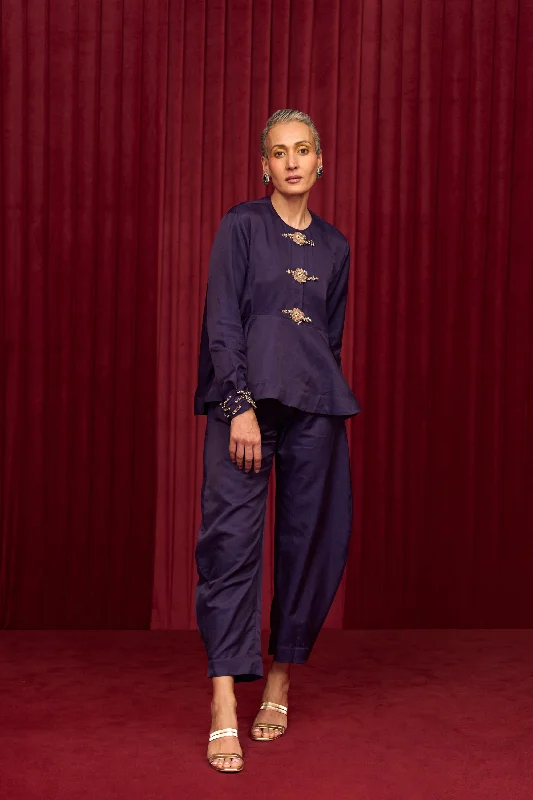 Jazz Top Pants Set Comfy Cargo Trousers