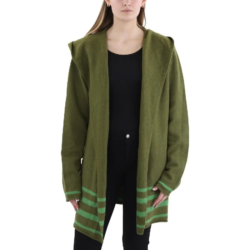 Toad & Co. Womens Heartfelt Striped Knit Hooded Sweater Notch Collar Peter Pan Collar Cowl Neck Toad & Co. Womens Heartfelt Striped Knit Hooded Sweater Notch Collar Peter Pan Collar Cowl Neck