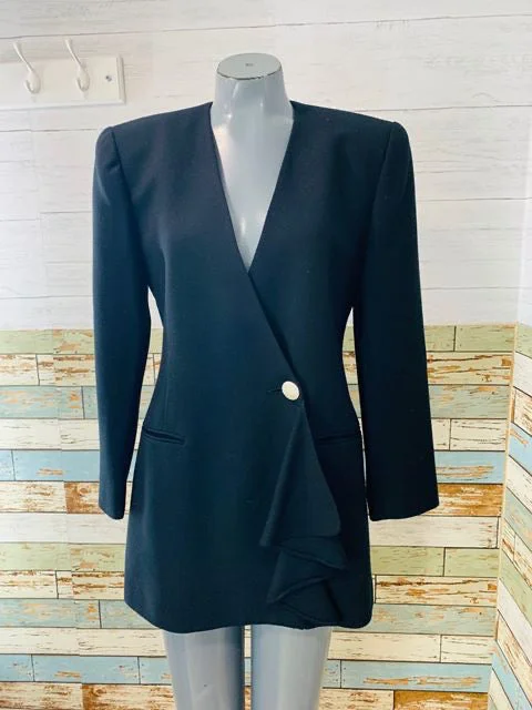90s - Wool Jacket With One Rhinestone Button By P S I Alvin Bell Knit Jacket Woven Jacket Fleece Jacket 90s - Wool Jacket With One Rhinestone Button By P S I Alvin Bell Knit Jacket Woven Jacket Fleece Jacket
