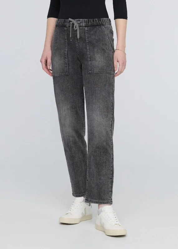 Performance Denim Harbour Pant - Tumbled Onyx Fashionable Work Pants