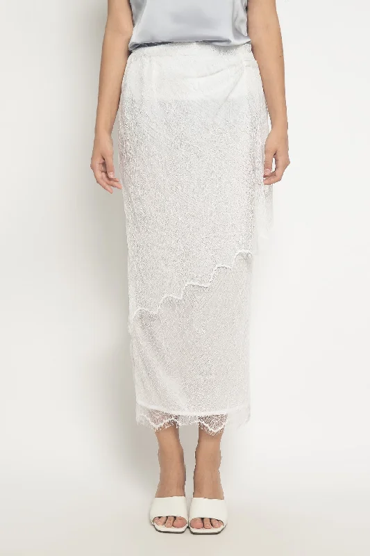 Elsie Skirt in White vintage skirt charm