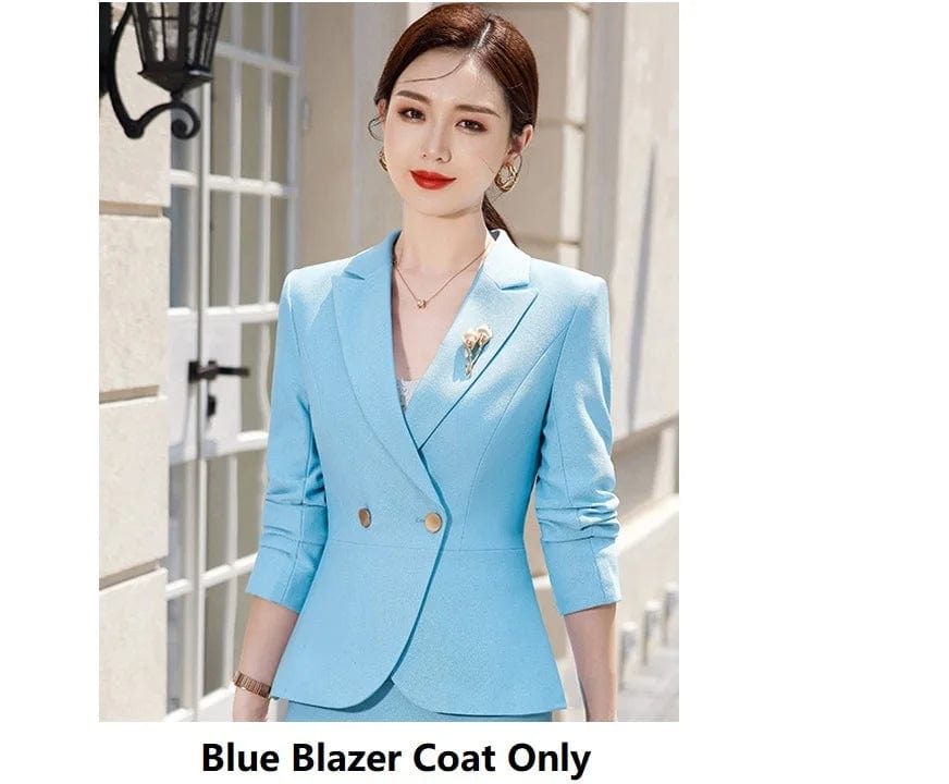 Blue Blazer Coat