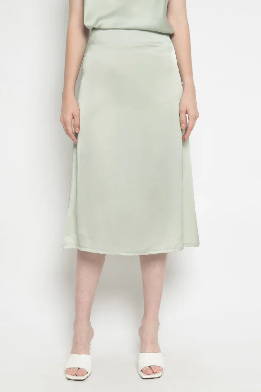 Constance Skirt in Mint leather skirt durable