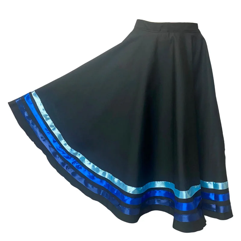 PW Dancewear  Character Skirt with  Wide Ribbon chiffon skirt flowing