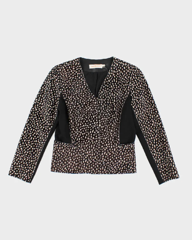Tory Burch Jacket - XS Knit Fabric Woven Fabric Fleece Fabric