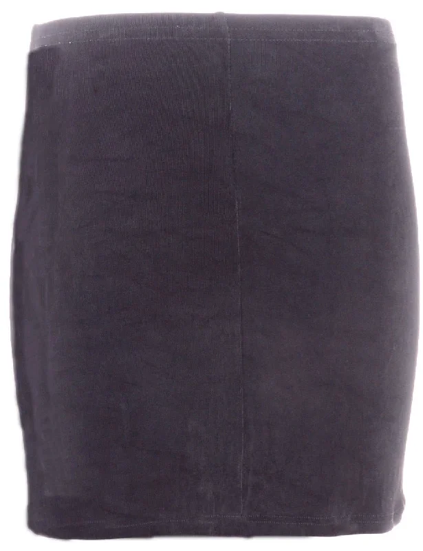Label Brooke Lycra Mini Skirt corduroy skirt textured