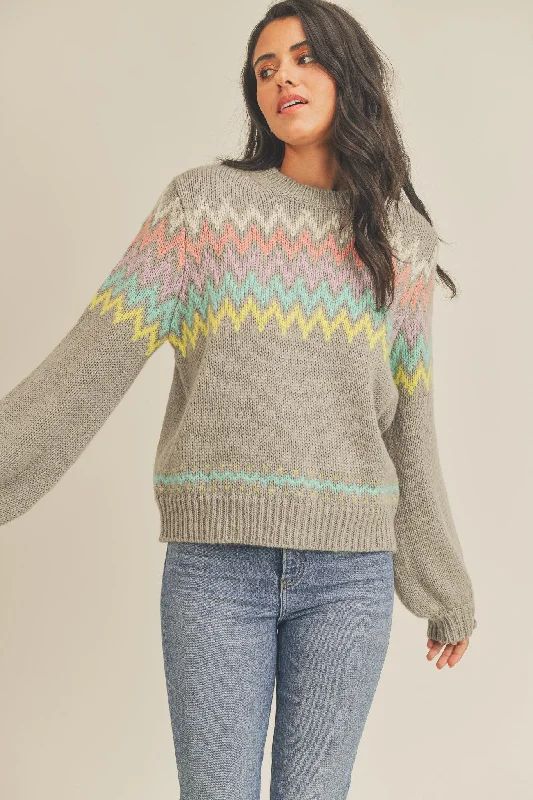 Madeline Sweater Transparent Opaque Sheer