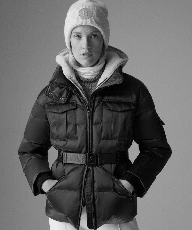 Women's Adele Ski Jacket Hoodie Zip-Up Jacket Button-Up Jacket