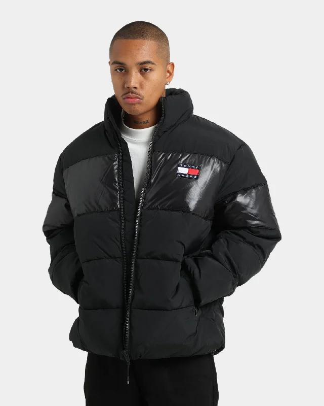 Tommy Jeans Tonal Colour Block Puffer Jacket Black Faux Fur Jacket Real Fur Jacket Shearling Jacket Tommy Jeans Tonal Colour Block Puffer Jacket Black Faux Fur Jacket Real Fur Jacket Shearling Jacket