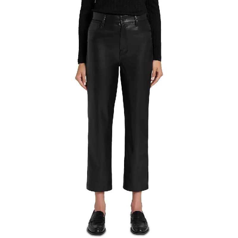 7 For All Mankind Womens Logan Stovepipe Faux Leather Skinny Ankle Pants Relaxed Linen Pants 7 For All Mankind Womens Logan Stovepipe Faux Leather Skinny Ankle Pants Relaxed Linen Pants